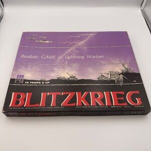 Vintage 1965 Blitzkrieg Avalon Hill Board Game Realistic Lightning Warfare 700